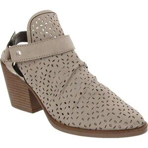 Sugar Women's Temper Slouched Bootie Slingback Wraparound Strap Stone Size 9.5 M